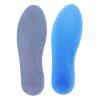 1Pair Blue Silicone Honeycomb Shaped Gel Full Length Insoles Unisex No-Slip Breathable Sports Insole Cushion Shock Absorbing Shoe Insoles Replacement Shoe Inserts (Large) view 1