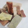 1-3pcs Natural Chinese Stamp Seal Stone Irregular Shoushan Stone Dandong Stone Mineral Specimens Home Decoration Stone view 1
