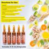 Aderogyl Oral Liquid Vitamins with A, C, D, E, Zinc, Bee Honey, Propolis, and Botanical Extracts - Natural Orange Flavor - 5 Immune Support Supplement Ampoules (0.85 fl oz / 25 ml) view 4