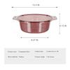 Universal multifunctional basin, large, medium and small transparent basins, washbasin, laundry basin, vegetable washing basin, foot washing basin (4, Transparent red(Small)) view 2
