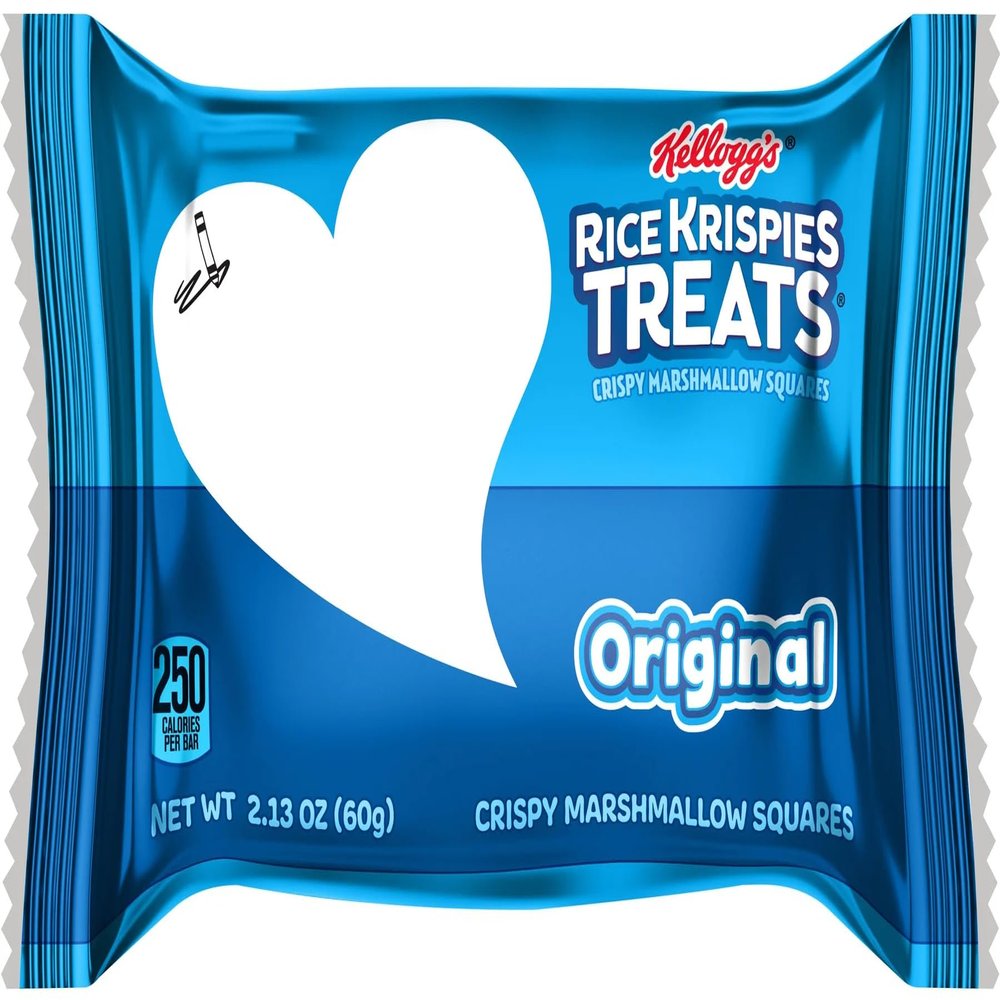 Treats Crispy Marshmallow Squares, Kids Snacks, Snack Bars, Original, 2.13 Ounce pack of 6 Bars Bigger Squares to Enjoy, bundled by SUPERDEALS with mistery gift