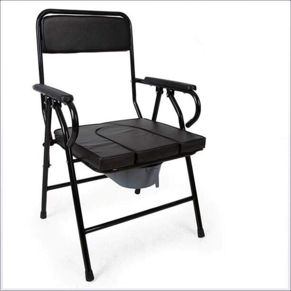 Commode Chair Bedside Commode with Toilet Seat Toilet Medical Assistance Middle and Old People Disabled, Bath Shower Toilet Multi-Function Toilet Portable Toilet