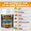 Dash of Vigor Amla Extract, Nattokinase, Papain, Diosmin, Hesperidin, Butchers Broom, Horse Chestnut, CoQ10, Turmeric, Vitamin C and Rutin - 60 Capsules view 4