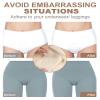 CICKEE Camel-Not Camel Toe Concealer Silicon Insert - Seamless Camel Toe Hider Stopper Cover Pack No Camel Toe Underwear Guard Anti Cameltoe Pad for Women - 4 Pack Transparent & Nude view 2