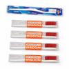 212 WISDOM Smokers Extra Hard Toothbrush Pack of 4 with Dental Floss & one rokana Hard Brush Durable Tooth Brush view 1