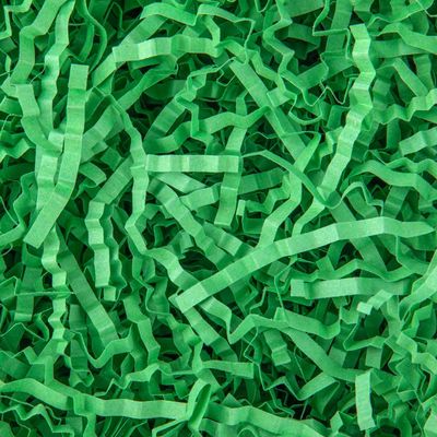 Caleihd 1LB Crinkle Paper Filler Cut Shredded Paper, Gift Box Baskets Wrapping and Filling for Easter, Birthday, Wedding, Christmas Decoration(Green)