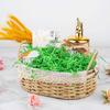 Caleihd 1LB Crinkle Paper Filler Cut Shredded Paper, Gift Box Baskets Wrapping and Filling for Easter, Birthday, Wedding, Christmas Decoration(Green) view 2