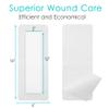 20 Pcs Breathable Abdominal Incision Island Dressing | 4x14 Inch Long Post Surgery Bordered Gauze Bandage + Absorbent Dressing Pad, Tummy Tuck C Section Large Wound Recovery view 3