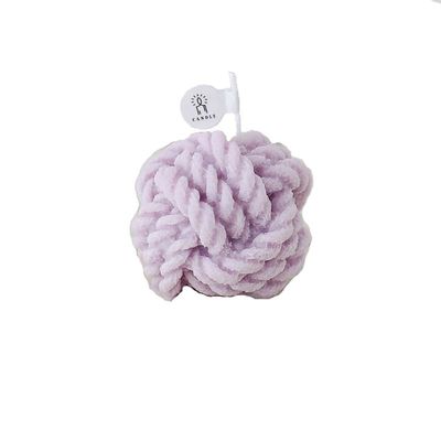 55G Creative Lovely Kawaii Aromatherapy Small Woolen Ball Scented Candle for Gifts Present Party Festival Anniversaries Wedding Birthday Calm, Home Dcor New Year (Lavender)