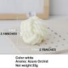 55G Creative Lovely Kawaii Aromatherapy Small Woolen Ball Scented Candle for Gifts Present Party Festival Anniversaries Wedding Birthday Calm, Home Dcor New Year (Azure Orchid) view 2