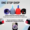 2 Pack Custom Contact Lens Dome Dock for Large Custom & Specialty Contact Lenses. Spill Less Saline Solution When Using Your Custom Contact & Specialty Lenses. (Red) view 2