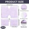 3 Packs Satin Strap Covers, Silky Mask Frame Covers Pads Compatible with DreamWear or AirFit N30i/P30i Headgear Cover Set Hair Protector for Women Face Cushion for Reduce Red Marks (Light Purple) view 2
