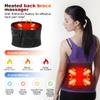 6xigouma Cordless Heating Pad Back Massager Brace, Rechargeable Heated Back Brace and Massage Belt for Lower Back Pain Relief(M) view 2