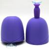 2 Pack Custom Contact Lens Dome Dock for Large Custom & Specialty Contact Lenses. Spill Less Saline Solution When Using Your Custom Contact & Specialty Lenses. (Purple) view 1