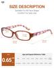 JOLISU 5-Pack Reading Glasses for Women - Readers for Women, Spring Hinges, Sturdy and Durable, Blue Light Protection (1.0) view 3