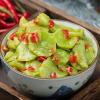 Hunan specialty chili sauce, Spicy dried radish, Hot sauce 280g, Instant Gongcai, Red pepper paste, Spicy and crispy vegetable snacks, Noodles sauce, Chinese pickles, Seasoning (Spicy Lettuce,1 can) view 3