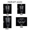 100-300pcs Custom Disposable Clear Plastic Cups with Stickers, Personalized Coffee Cup for Party, Wedding, Milkshake, Cold Drinks, Smoothie, Plastic Iced Coffee Cups with Flat Lids (16oz) view 2