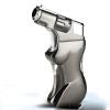 Butane Metal lighters, Direct Blue Flame lighters, Adjustable Flame lighters, Portable lighters, refillable Fuel, Suitable for Camping, Hiking and Other Occasions.(Gray) view 1