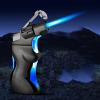 Butane Metal lighters, Direct Blue Flame lighters, Adjustable Flame lighters, Portable lighters, refillable Fuel, Suitable for Camping, Hiking and Other Occasions.(Gray) view 3