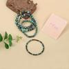 AD Beads Handmade Gemstone Stretch Elastic Bracelet Crystal Healing Reiki Nature's Beauty and Spiritual Essence Unisex (6mm, African Turquoise (Spiritual growth)) view 4