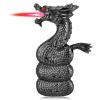 Metal Butane lighters, Jet Flame lighters, Single Flame Windproof lighters, Adjustable Flame and refillable Butane lighters, Suitable for a Variety of scenarios Such as Indoor and Outdoor.(Black) view 1