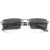 TAJMDGW Diamond Cutting Reading Glasses for Men, +2.0 Multifocus Readers, Rimless Square Computer Readers Anti Blue(Grey,+2.5) view 1