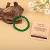 AD Beads Handmade Gemstone Stretch Elastic Bracelet Crystal Healing Reiki Nature's Beauty and Spiritual Essence Unisex (6mm, Green Jade (Heart Opening)) view 3