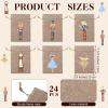 Kinlop 24 Pieces Christmas Nutcracker Burlap Gift Bags with Drawstrings 6 Designs Christmas Holiday Goody Treat Bags Linen Wrapping Candy Pouches Jewelry Pouches for Xmas New Year Party Favors view 2