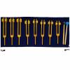 CHANGLKJ 8 Pcs Tuning Fork Kit, Tuning Forks with Storage Bag and 2 Silicone Hammers, Includes 126.22/136.1/141.27/172.06/194.18/210.42/221.23/272.2 Hz Frequency, for Deep Relaxation, Relieve Stress view 1