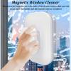 Windshield Wo w Magnetic Car Window Cleaner, Magnetic Window Cleaner, Double Sided Window Cleaner Glass Wiper, Magnet Window Cleaner Tool For High-Rise view 2