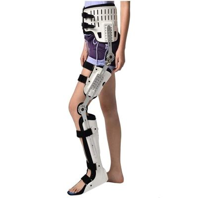 SDVantage Drop Foot Brace Orthosis Brace Hip Knee Ankle Foot Orthosis Leg Fracture Hip Walking Fixed with Walking Boots Brace Knee Surgery SupportLeft-M