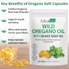 MXCZBSM Oregano Oil Capsules, 2 in 1 Oil of Oregano with Black Seed Oil, Oregano Oil Supplement Capsules, Organic Oil of Oregano Extract, Non-GMO, Gluten Free view 2
