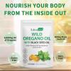 MXCZBSM Oregano Oil Capsules, 2 in 1 Oil of Oregano with Black Seed Oil, Oregano Oil Supplement Capsules, Organic Oil of Oregano Extract, Non-GMO, Gluten Free view 4