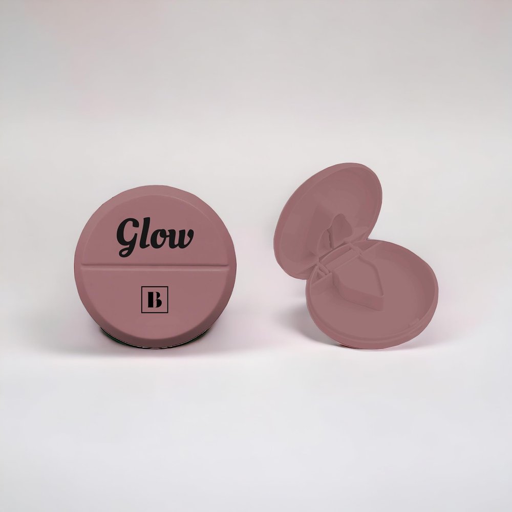 Glow Compact Pill Cutter, Pink