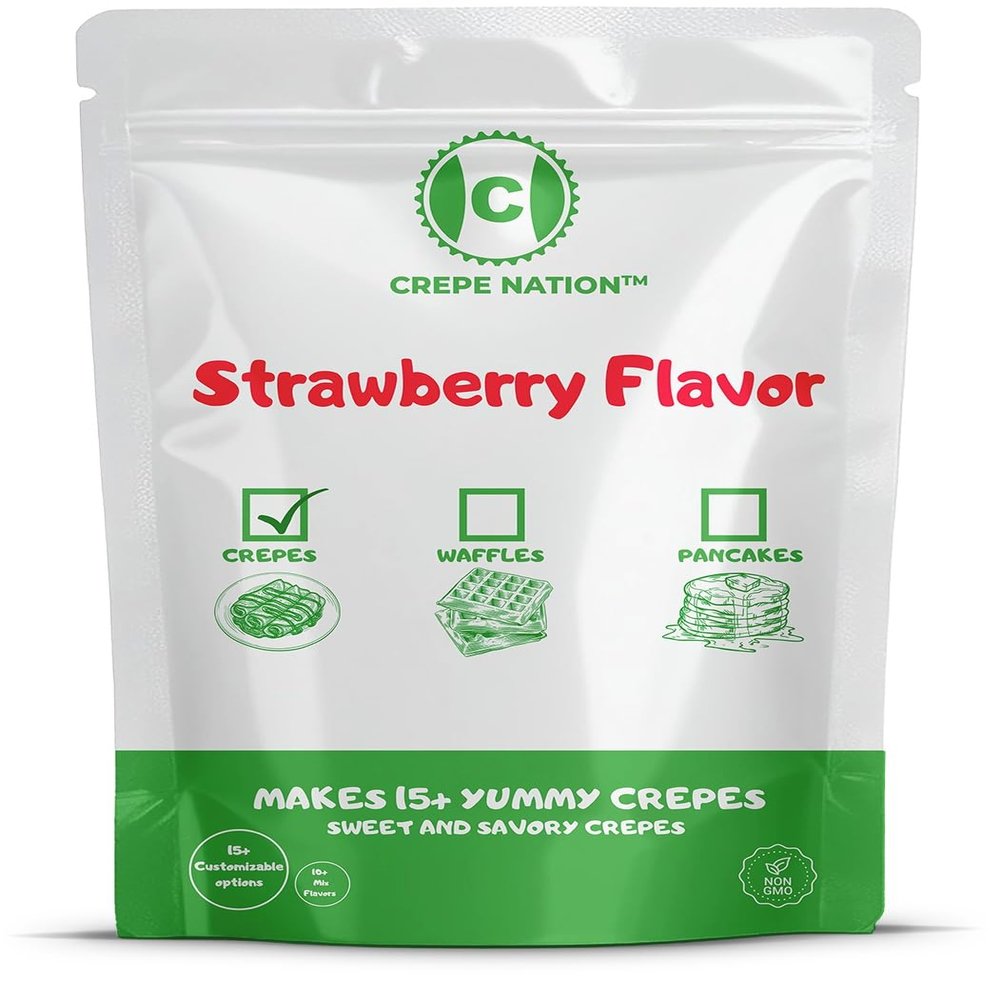 Mix Pancake Strawberry Flavor Crepe Mix 2Lbs