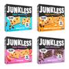 JUNKLESS Chewy Granola Bar 4Flavor Variety Pack (24 Bars)NonGMO, GlutenFree, Less Sugar Snack Bars Chocolate Chip, Double Chocolate, Peanut Butter Chocolate Chip & Real Strawberry, 4 Boxes (Packaging May Vary) view 1