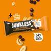 JUNKLESS Chewy Granola Bar 4Flavor Variety Pack (24 Bars)NonGMO, GlutenFree, Less Sugar Snack Bars Chocolate Chip, Double Chocolate, Peanut Butter Chocolate Chip & Real Strawberry, 4 Boxes (Packaging May Vary) view 3