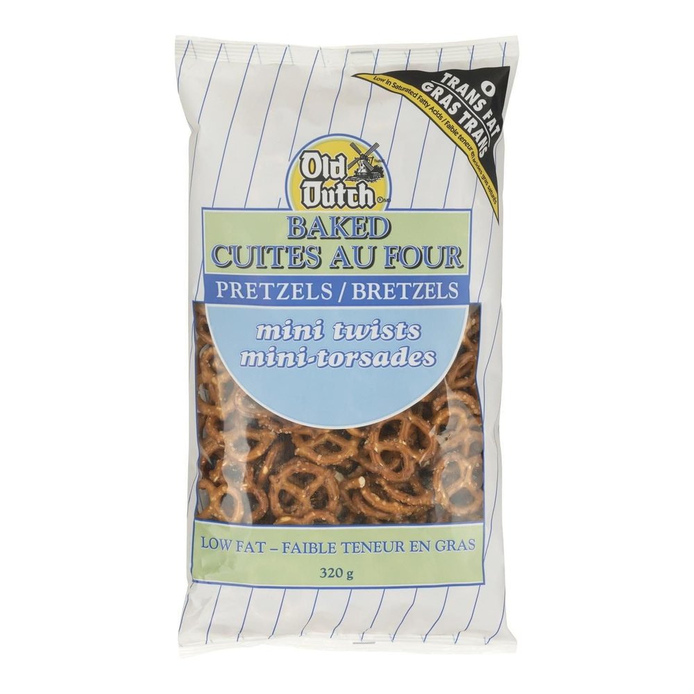Old Dutch Baked Mini Twists Pretzels, 320g/11.3 oz. Bag