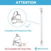 2 Packs Connecting Hose for Wisp, Quick-Release Elbow Swivel Tube Only Compatible with Wisp, Great-Value CPAP Supplies by Medihealer view 2