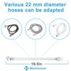 2 Packs Connecting Hose for Wisp, Quick-Release Elbow Swivel Tube Only Compatible with Wisp, Great-Value CPAP Supplies by Medihealer view 4