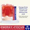 Blueshift Energy + Focus - Less-Sweet Super Clean Plant-Based Energy Drink for Adults, with Guarana, Green Tea, Rhodiola, Caffeine, B Vitamins for Clarity & Focus, No Sugar - Powder Sticks (10 Pack) view 2