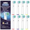 Replacement Toothbrush Heads Compatible with Braun Oral B Pro 1000/7000/9600/5000/3000/8000, Genius X and Smart 1500 Electric Toothbrush, 8 Pcs Accurate Cleaning Brush Heads (White) view 1