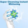 Replacement Toothbrush Heads Compatible with Braun Oral B Pro 1000/7000/9600/5000/3000/8000, Genius X and Smart 1500 Electric Toothbrush, 8 Pcs Accurate Cleaning Brush Heads (White) view 3