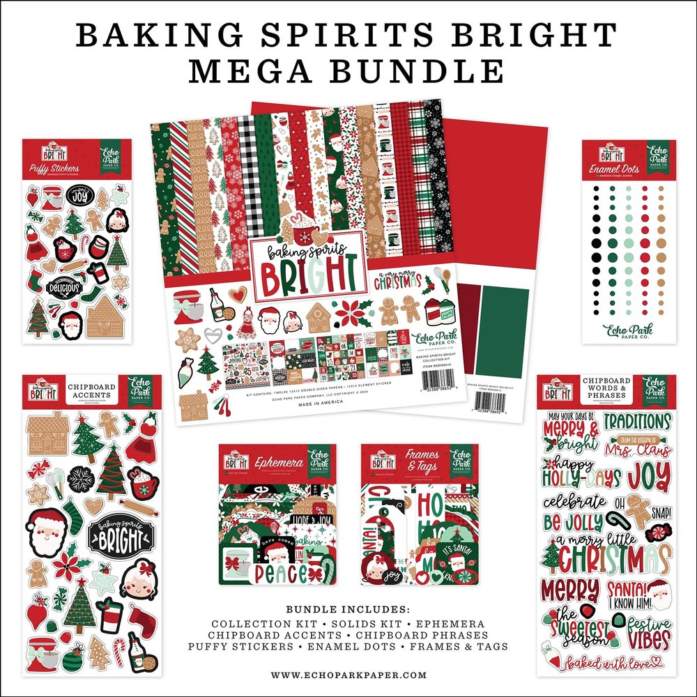 Echo Park Baking Spirits Bright Collection Mega Bundle Kit