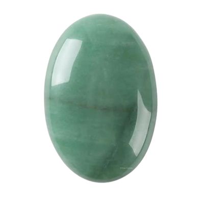 Erliway Natural Green Aventurine Palm Stone Crystal, 2"-2.3" Large Healing Pocket Worry Stone, Polished Crystals and Healing Stones for Anxiety Stress Relief Therapy