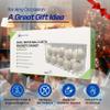 10 XL Wool Dryer Balls Laundry Reusable from New Zealand Wool & Magnetic Dryer Ball Holder - Laundry Wool Dryer Balls Storage Containers: Easy Install Without Tools, Magnetic Basket for Dryer Balls view 2