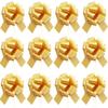 12Pcs Gold Bows for Gift Wrapping,6 Inches Gift Bow,for Gift Basket,Christmas Decorations,Valentines Day, Birthday, Anniversary,Wedding,Florist Packaging (Gold) view 1
