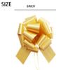 12Pcs Gold Bows for Gift Wrapping,6 Inches Gift Bow,for Gift Basket,Christmas Decorations,Valentines Day, Birthday, Anniversary,Wedding,Florist Packaging (Gold) view 2