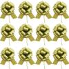 12 PCS Large Pull Bows, Bows for Gift Wrapping,6 Inches,Christmas Party Birthday Gift Wedding Ribbon Bows for Valentines Day, Birthday, Anniversary,Wedding,Florist Packaging (Bean Green) view 1