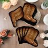 100pcs Cowboy Boot Napkins - Western Cowboy Decorative Napkins for Baby Shower, Rodeo, Boot Shaped Birthday Lunch Dinner Table Decor Party Favor view 4